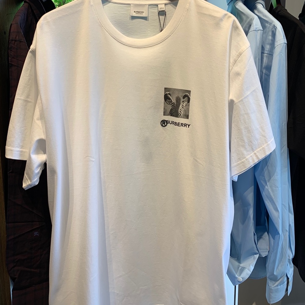 Burberry White Tee